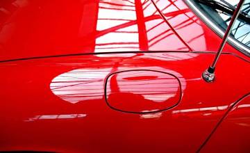 Thumbnail von 911 L Coupé, januari 1968, Polorot/zwart 1 lak, eerste lak, SWB