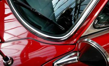 Thumbnail von 911 L Coupé, januari 1968, Polorot/zwart 1 lak, eerste lak, SWB