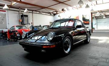 Thumbnail von 911 Carrera Cabriolét, Mai 1986, Schwarz/Vollleder Rot