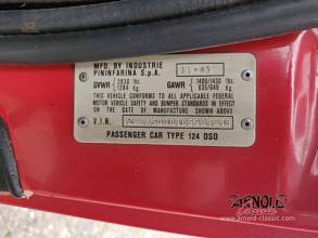 Thumbnail von Fiat 124 Spider DS 1984 rot
