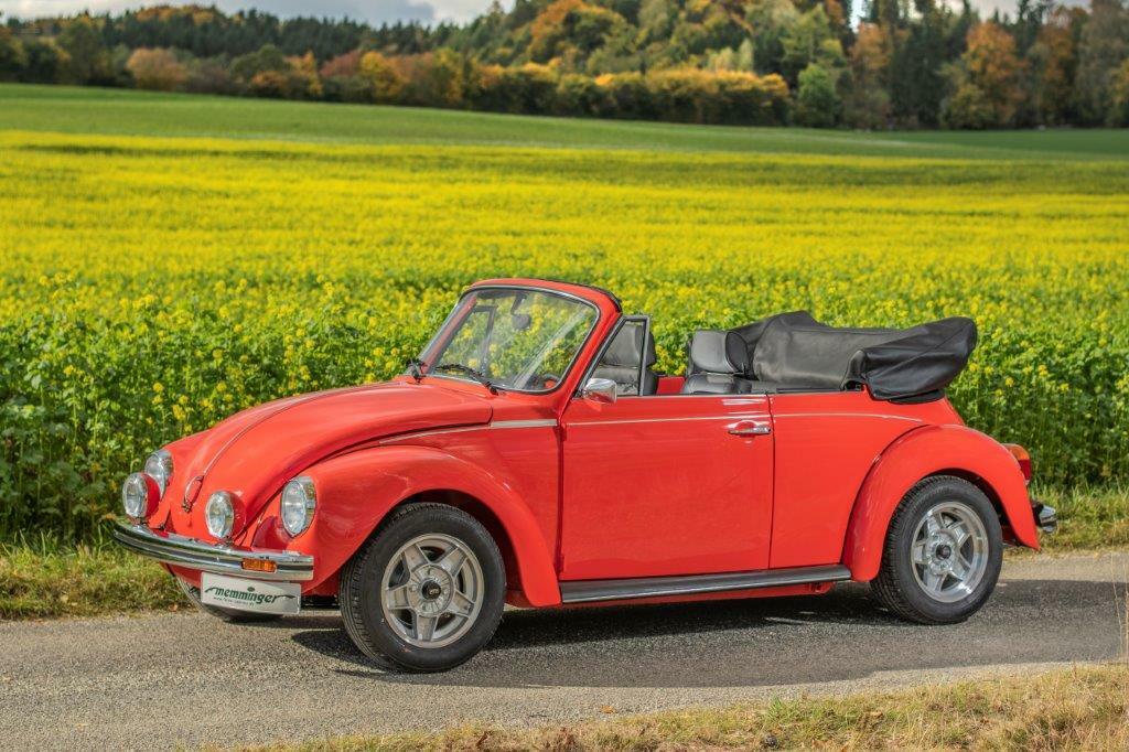 Cabriolet Käfer 1303 rojo mars