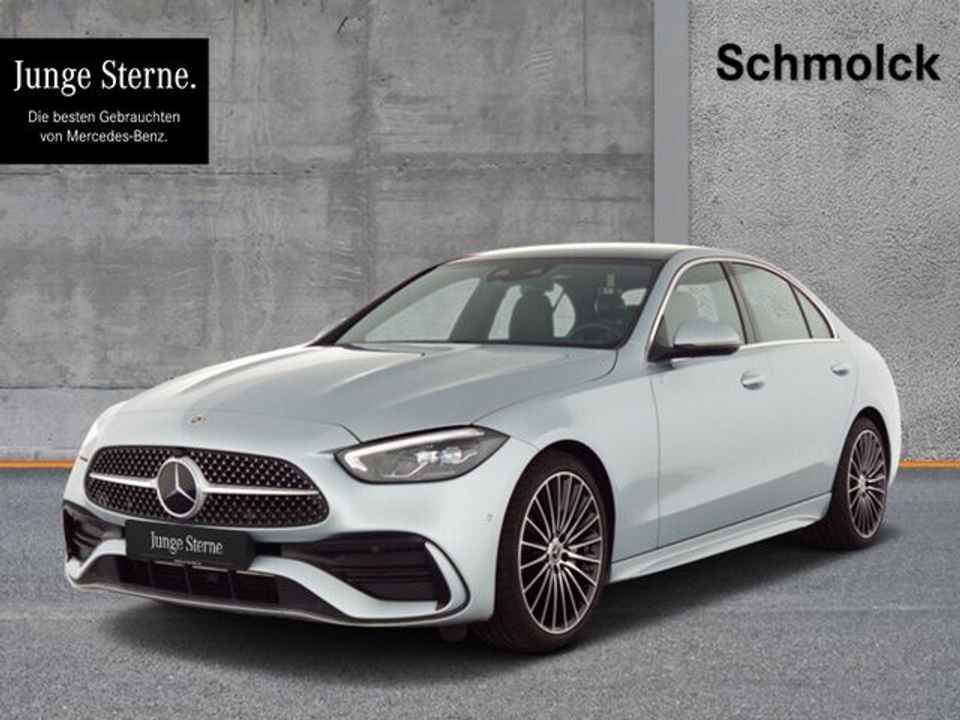 Mercedes-Benz C 300 d AMG+9G+LED+PANO+DSTR+STDHZ+AHK+19"+AMBI
