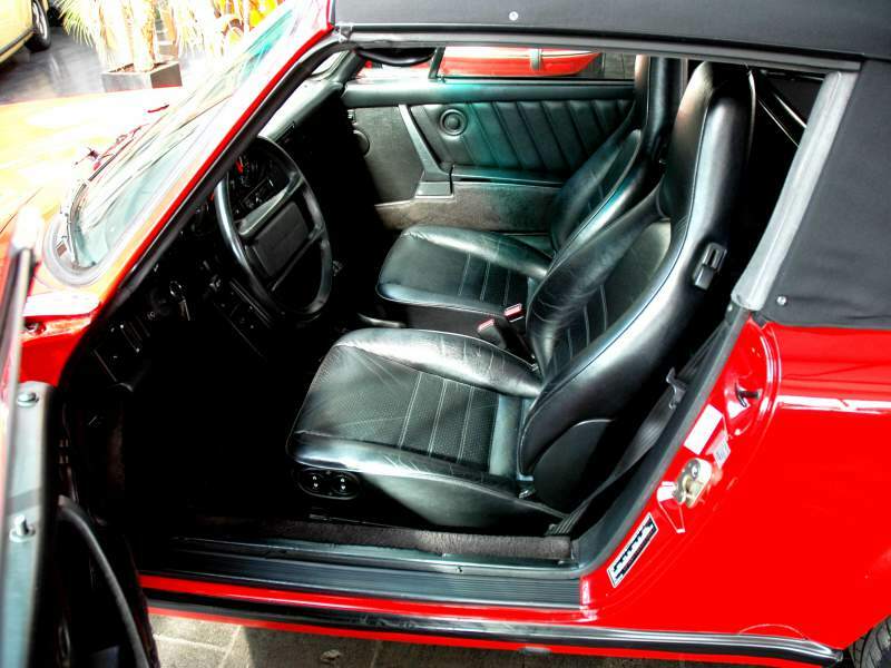 Thumbnail von 911 Carrera Cabriolét, Juni 1989, Indischrot/Leder Schwarz wenig Km, original, G50 Getriebe, letztes