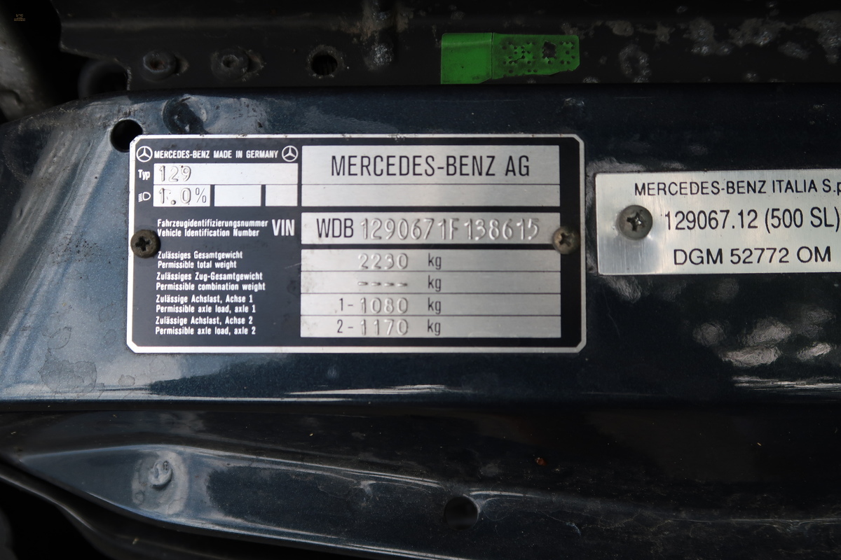 Thumbnail von Mercedes 500 SL Typ R 129 (1996)