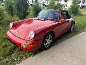 Thumbnail von Porsche 964-c4 Facelift in einem exklusiven Zustand mit deutscher Ausführung