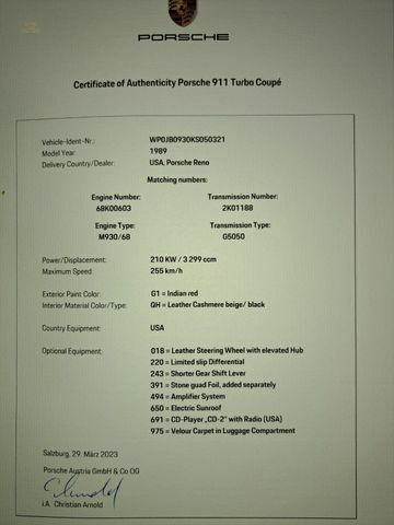 Thumbnail von Porsche 911- 930 turbo Coupe -5-Gg., Motor 10tkm