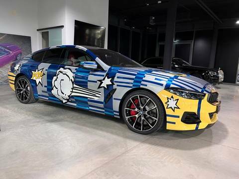 BMW M850 i xDrive SONDERMODELL "Jeff Koons 1 of 99"