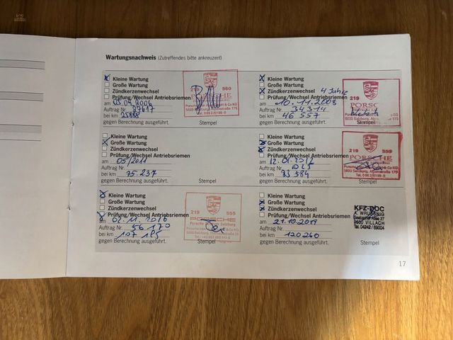 Thumbnail von Porsche 997 911 Carrera S Coupe -servis defteri - Mükemmel