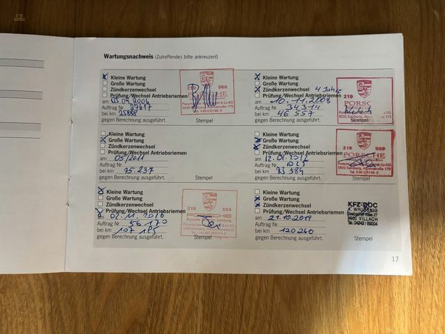 Thumbnail von ポルシェ 997 カレラSクーペ - メンテナンス記録簿 - 最高
