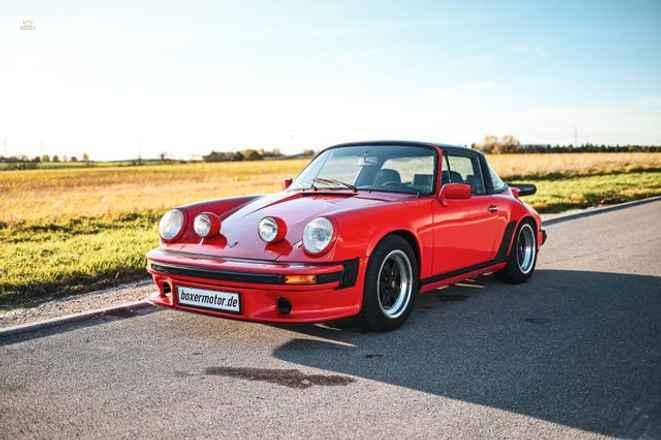Porsche 911 2,7l S Targa ile Carrera 3,0l Motor