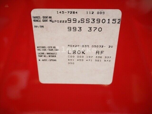 Thumbnail von Porsche 993 911 RS CLUBSPORT