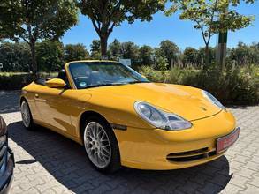 Thumbnail von Porsche 996 C2 Cabrio- 6-Gg.- orig. 59TKM, Speedgelb!
