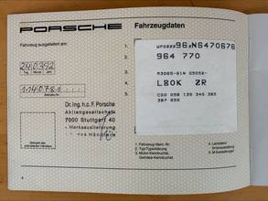 Thumbnail von Porsche 964 Turbo 3.3 deutsch 2. Hand Scheckheft