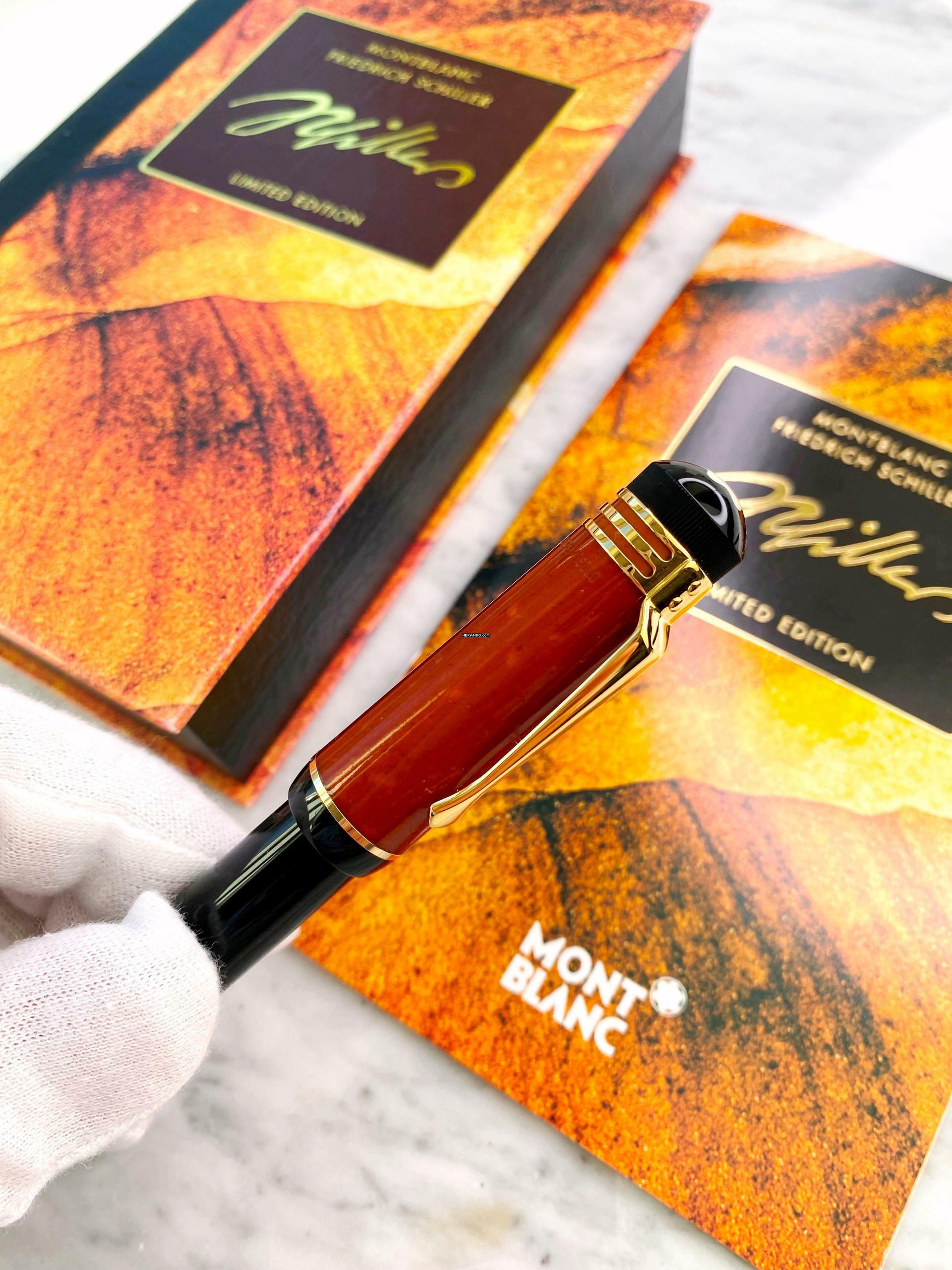 Thumbnail von Montblanc Writers Edition: Friedrich Schiller - Fountain Pen - Fountain Pen - Limited - Year 2000 </h1>