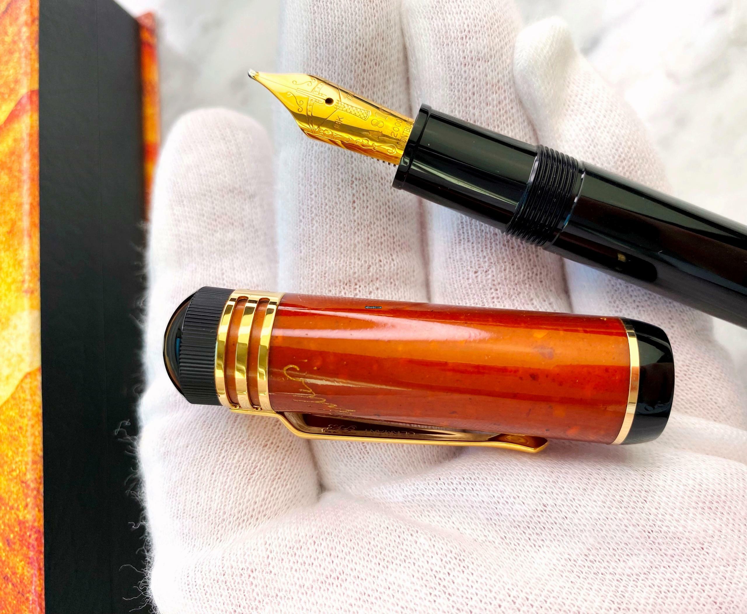 Thumbnail von Montblanc Writers Edition: Friedrich Schiller - Fountain Pen - Fountain Pen - Limited - Year 2000 </h1>