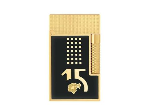 S.T. Dupont Feuerzeug Le Grand Behike schwarz Gelbgold Ref.C23003CL Full Set