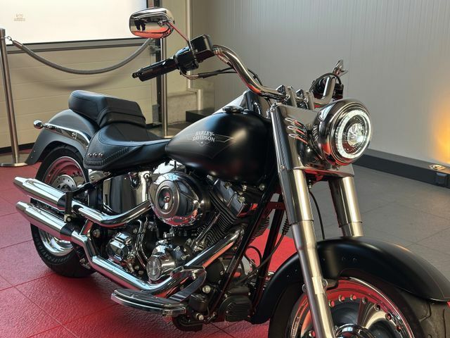 Thumbnail von Harley-Davidson Fat Boy FLSTF jak nowa kolekcjonerska 2. ręczna spersonalizowana