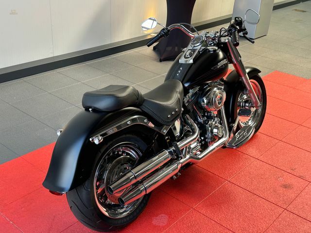 Thumbnail von Harley-Davidson Fat Boy FLSTF jak nowa kolekcjonerska 2. ręczna spersonalizowana