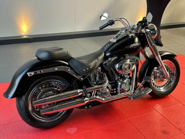 Thumbnail von Harley-Davidson Fat Boy FLSTF jak nowa kolekcjonerska 2. ręczna spersonalizowana