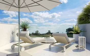 Thumbnail von ***Moderne 3-Zimmer-Reihenhäuser mit Dachterrasse und Privatpool***