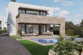 Thumbnail von ***Luxus-Villen mit 4 Schlafzimmern, Garage, Dachterrasse und Privatpool nur 500 m vom Strand***