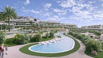 ***Elegante Maisonette-Wohnungen mit Dachterrasse, Gemeinschaftspool und nur wenige Autominuten zum Strand von Benidorm***