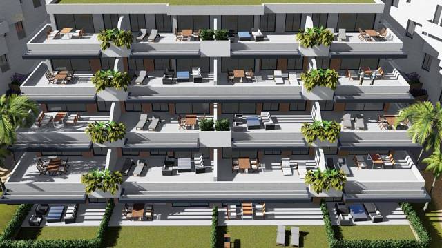 ***Elegante Appartements mit Gemeinschaftspool und z. T. auch mit Meerblick, nur wenige Autominuten vom Strand von Benidorm***