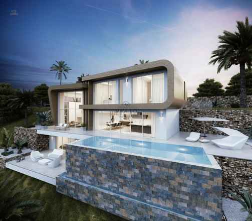 ***Neubauvilla Milos mit wundervoller Aussicht***