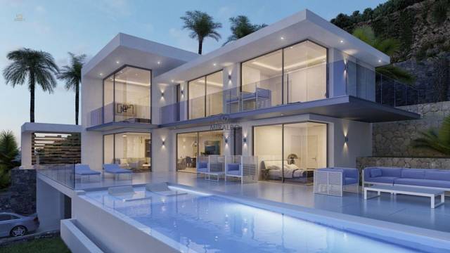 ***Neubauvilla Cyrene mit schöner Aussicht über die Stadt***