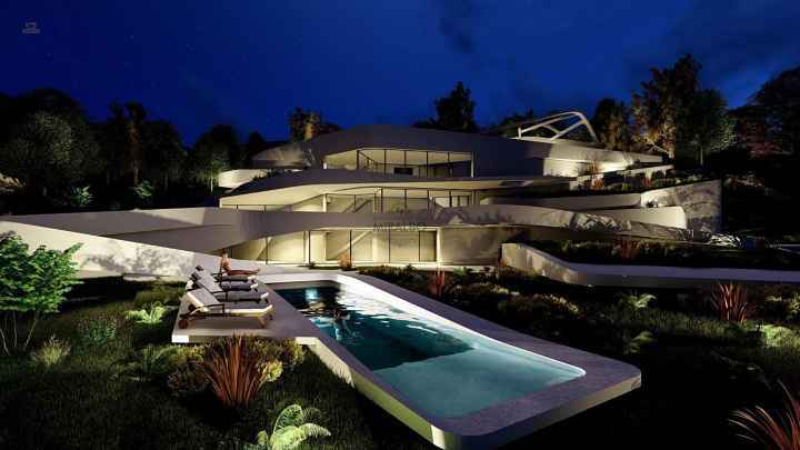 ***Neubauvilla Star House mit außergewöhnlich besonderer Architektur**