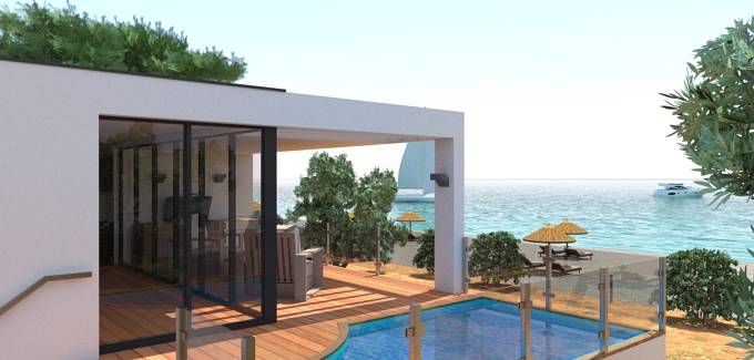 Grundstücke direkt am Meer. Ferien-Bungalows. Steinhaus-Villen. Boutique-Hotels.