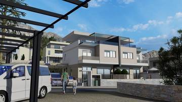 Thumbnail von Moderne Neubau-Doppelhaushälften mit Pool und Meerblick