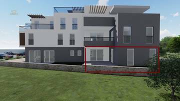 Thumbnail von Moderne Neubauwohnung im obersten Stockwerk mit Dachterrasse - 1. Reihe zum Strand