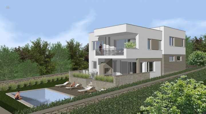 Moderne Villa mit schönem Meerblick