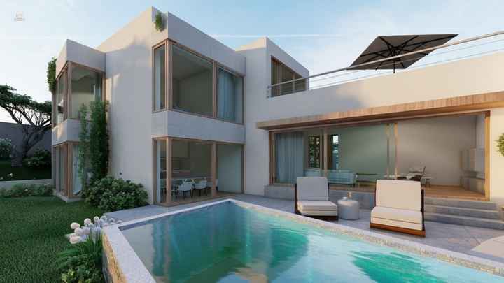 Moderne Neubau-Villa mit Swimmingpool