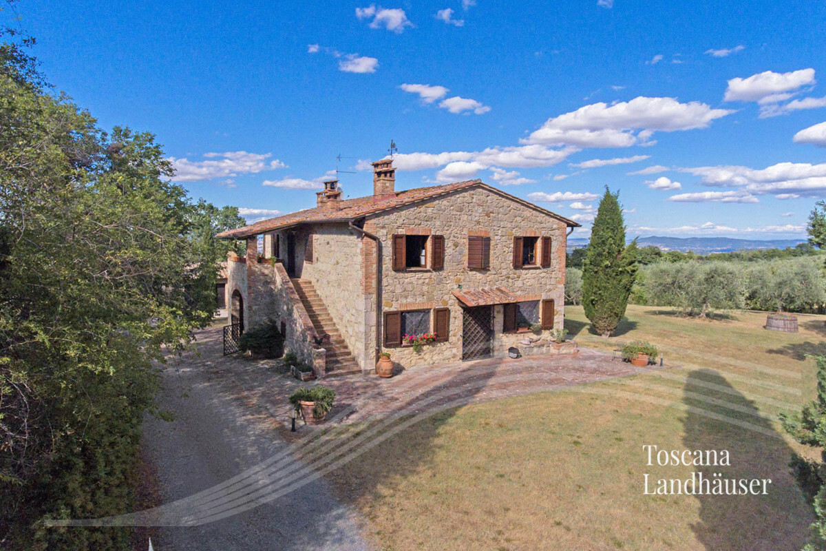 Charmantes Bauernhaus in Mitten der toskanischen Hügellandschaft