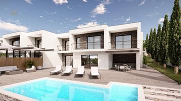 Moderne Villa mit Pool und Meerblick