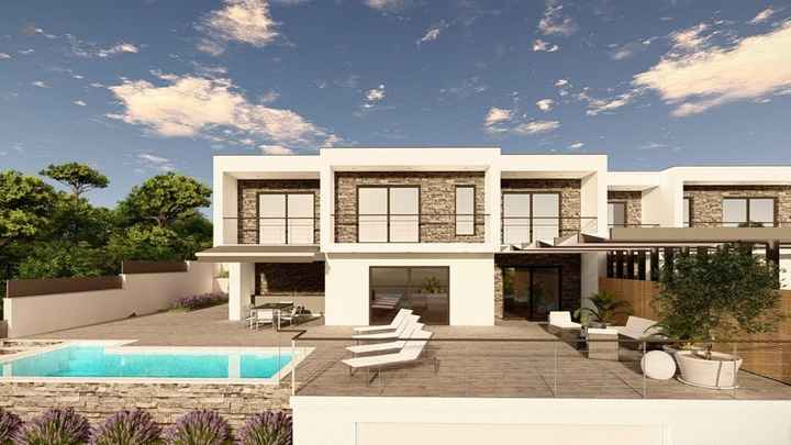 Moderne Villa mit Pool und Meerblick