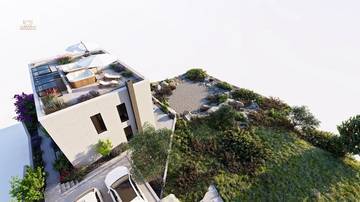 Thumbnail von Moderne Doppelhaushälften mit Dachterrasse und Meerblick