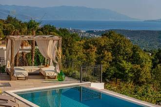 Thumbnail von Mediterranean property with swimming pool and sea view, Crikvenica region