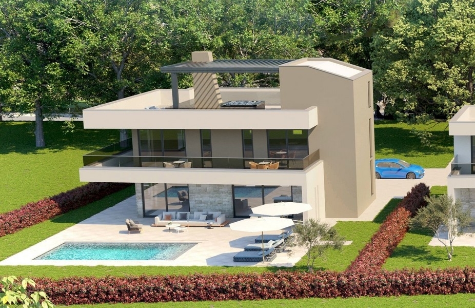 Moderne Neubau-Villa mit Swimmingpool