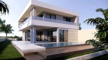 Thumbnail von Moderne Villa mit Pool und Blick auf das Meer, Region Punat
