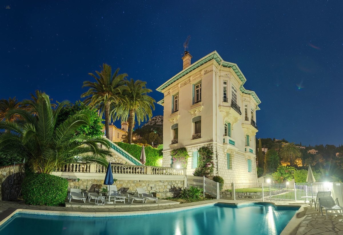 Traumvilla in Vence mit Blick auf Nizza