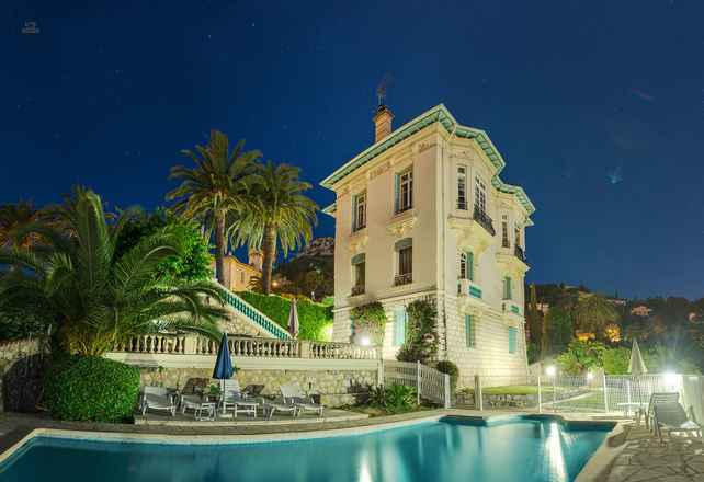 Traumvilla in Vence mit Blick auf Nizza