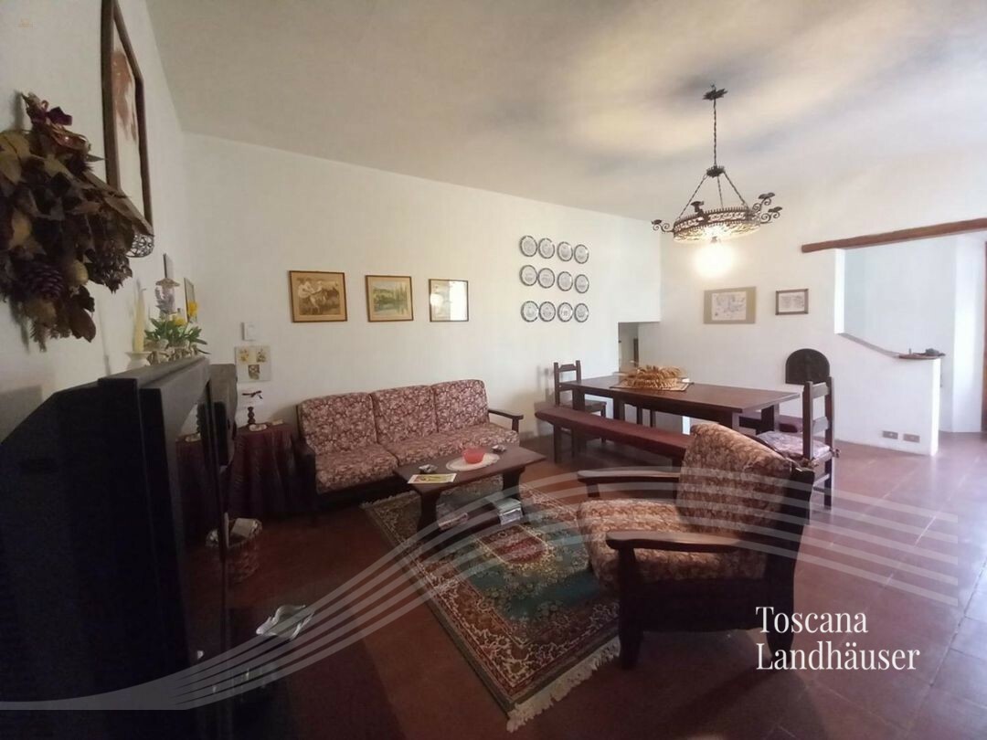 Thumbnail von Typisches toskanisches Rustico mit Panoramablick