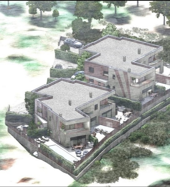 Modernes Reihenhaus mit Pool