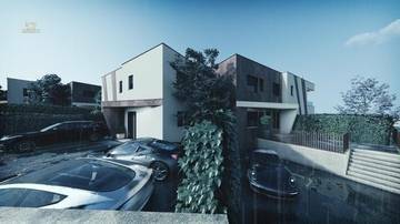 Thumbnail von Reihenhaus in modernem Stil mit Pool