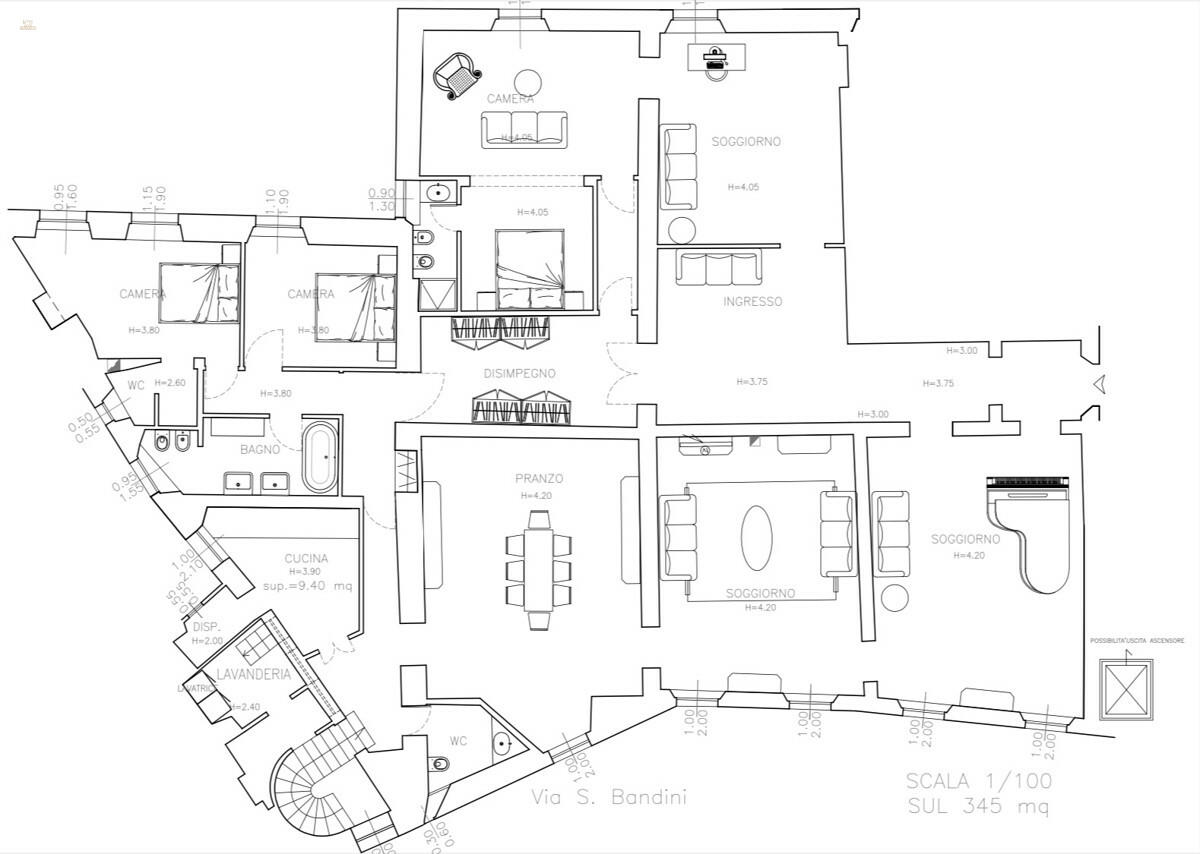 Thumbnail von Juwel im Herzen von Siena mit 350 m² Wohnfläche