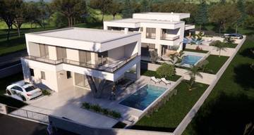 Thumbnail von Moderne Villa mit Pool und Blick auf das Meer