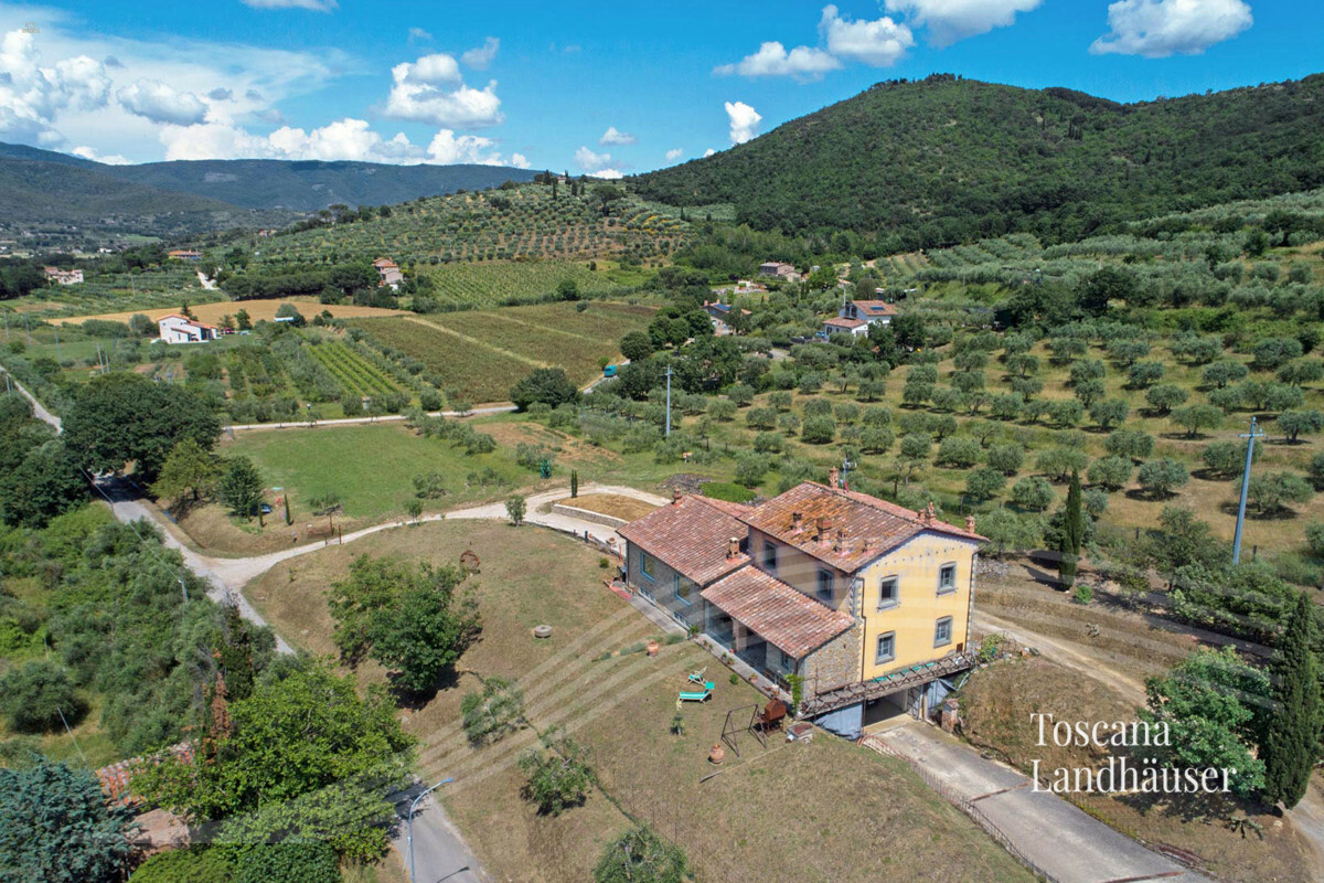 Thumbnail von Faszinierendes Landhaus mit Panoramablick bis Cortona